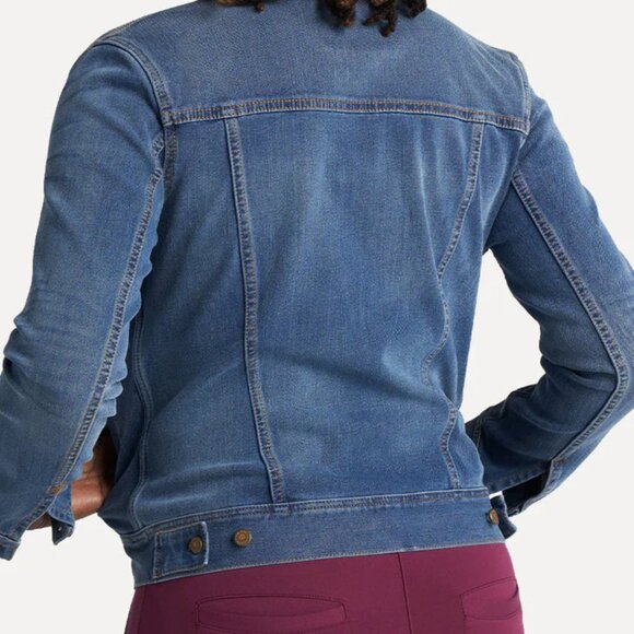 Betabrand Yoga Denim Jacket (Medium Wash) NWT - X-Large - Picture 3 of 3